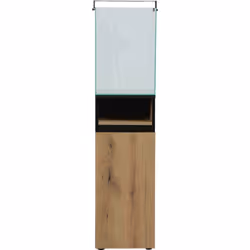 Kit aquarium colonne avec filtre et éclairage led 61 litres