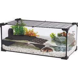 Kit terrarium tortue aquatique Karapas Pro noir