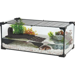 Kit terrarium tortue aquatique Karapas Pro noir