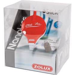 Aérateur d'aquarium Zolux StickAir - Rouge Offrez à vos poissons un environnement sain et oxygéné avec l'aérateur StickAir de ...