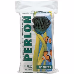 Ouate synthétique PERLON pour filtration d'aquarium sac de 250 g Fibre de perlon à très fine structure destinée à une microfi ...