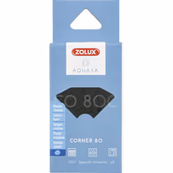 Mousse charbon pour pompe corner 80. pour aquarium. Filtration chimique (rétention des substance colorantes, polluantes et ré ...