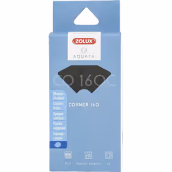 Mousse charbon pour pompe corner 160. pour aquarium. Filtration chimique (rétention des substance colorantes, polluantes et r ...