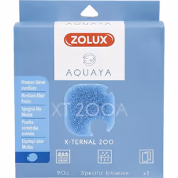 Mousse de porosité moyenne pour pompe x-ternal 200. pour aquarium. Filtration mécanique mousse à nettoyer tous 8 à 15 jours e ...