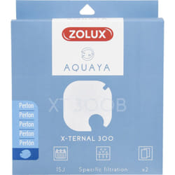 Zolux - Filtre pour pompe x-ternal 300, filtre xt 300 b perlon x 2. pour aquarium.