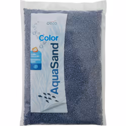 Sable décoratif. aqua Sand bleu outremer. 1 kg. pour aquarium. Sol décoratif coloré pour aquariums, grâce à sa couleur atypiq ...