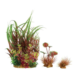 Wiha n°3 plantes artificielles 3 pieces H 21 cm Plantkit décoration d'aquarium - zolux