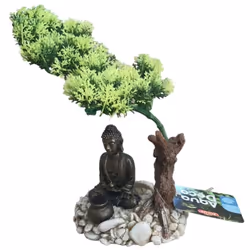 Diffuseur bouddha bonzaï . décoration aquarium dimension: 14.5 x 12 x 20 cm. Ce décor diffuseur Bouddha et bonsaï, offrira un ...