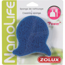 Eponge de nettoyage Power pour aquarium couleur bleu Zolux