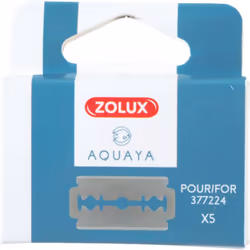 5 Lames recharge pour racloir 377224 Lot de 5 lames adaptées au racloir en acier inoxydable de grande taille (45 cm) et de qu ...