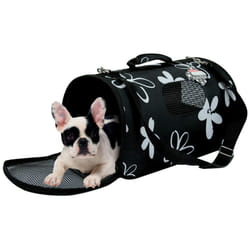 Zolux - Panier de transport Flower l couleur noir pour chat ou chien. max 8 kg