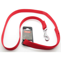 Laisse nylon 1 m x 20 mm rouge pour chien. Zolux