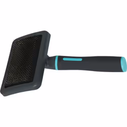 Brosse pour chiens de la gamme ANAH de chez Zolux. Taille L, pour tous types de poils. Largeur 12 x profondeur 8 cm x longueu ...