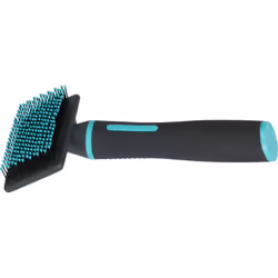 Brosse à picot doux pour chiens de la gamme ANAH de chez Zolux. Taille S, Adapté aux poils mi-longs et longs. Largeur 6,2 x p ...