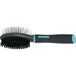 Brosse double taille s pour chiens. Zolux