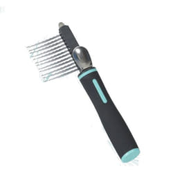 ZOLUX 470829 brosse et peigne pour animaux Noir, Bleu, Acier inoxydable Chien