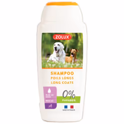 shampoing pour chien à poils longs et rèches de 250 ml a l'huile de vison sans paraben fabriquer en france shampoing pour chi ...