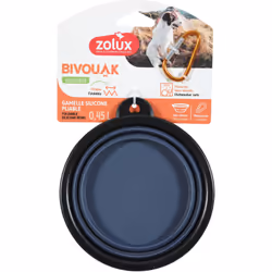 Gamelle de voyage pliable Bivouak en silicone bleu – Un accessoire pratique pour vos aventures La Gamelle de voyage pliable B ...
