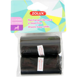 Lot de 2 rouleaux de 20 sacs à déjection Zolux
