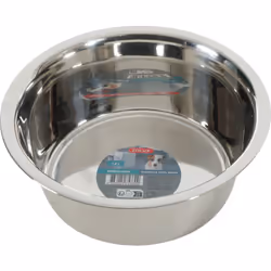 Gamelle Ecuelle inox 1.8 litres pour chien Gamelle simple et efficace diamètre total de la gamelle 21 cm hauteur 7.5 cm base  ...