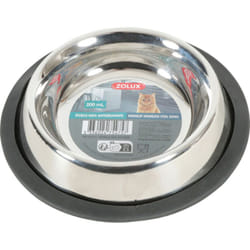 Gamelle Ecuelle inox 200 ml antidérapante pour chat Zolux