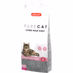 Litière Purecat absorbante parfumée 20L - ZOLUX La litière Purecat de ZOLUX est conçue pour offrir à votre chat un environnem ...