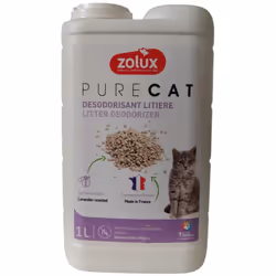 Désodorisant pour litière fraîcheur lavande 1 litre pour chat Désodorisant litière parfum lavande : le désodorisant pour liti ...