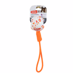 Balle et corde flottant 34 cm en ETPU, Jouet pour chien Balle diamètre 7.5 cm environ longueur total avec corde 34 cm environ ...