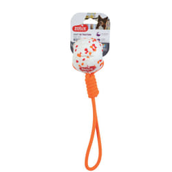 Zolux - Balle et corde flottant 34 cm en etpu, Jouet pour chien