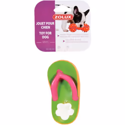 Jouet Vinyle Tong 12 cm ZOLUX: Un compagnon idéal pour le jeu Le jouet pour chien en vinyle de ZOLUX est conçu pour captiver  ...
