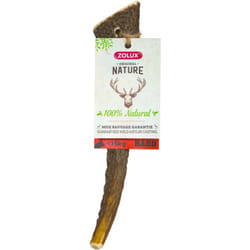 Zolux - Bâton à mâcher Bois de Cerf Entier m Hard, environ 15 cm, pour chien - de 15 kg