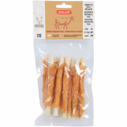 Bâtonnets à mâcher au poulet - Zolux: Une friandise irrésistible pour votre chien Les bâtonnets à mâcher au poulet de Zolux s ...