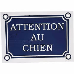 Plaque Attention au Chien ZOLUX - Sécurisez votre propriété La plaque > de la marque ZOLUX est un accessoire essentiel pour t ...