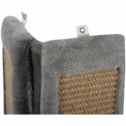 Griffoir d'angle. sisal/peluche (polyester). face arrière avec peluche (polyester). sisal 9 × 48 cm. à suspendre. Dimensions  ...