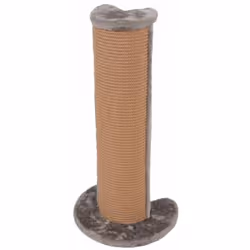 Ce griffoir d'angle à poser est recouvert de chanvre dont les fibres rugueuses permettent d’éliminer les parties usées des gr ...