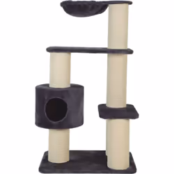 Arbre à chat Big Cat 3 H 134.5 cm pour grands chats Diamètre des poteaux : Ø 17 cm Cet arbre à chat est un habitat 4 en 1 : à ...