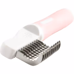 Le peigne démêloir 10 lames pour chat Anah coupe et supprime facilement et sans douleur les nœuds lors du démêlage. Les point ...