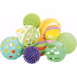 Description générale Découvrez cette collection de 10 jouets multiformes pour chats, disponibles dans une variété de formes e ...