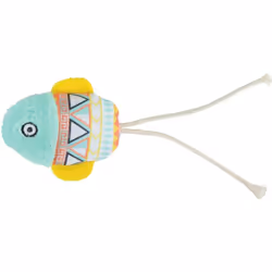 Kali poisson vert. Taille 15 x 6 cm. avec catnip. Jeux pour chats. Produit pour animaux uniquement. Produit à utiliser sous l ...