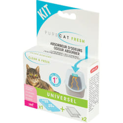 Zolux - Filtre Kit Anti-odeurs pour maison de toilette de chat