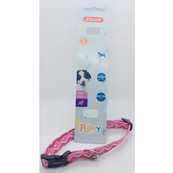 Collier PUPPY PIXIE. Collier réglable en nylon avec clip plastique issus de la nouvelle gamme de sellerie fantaisie "Pixie" p ...