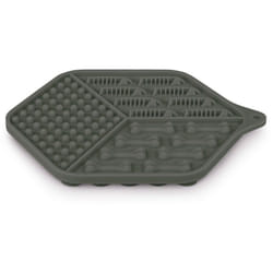 Zolux - Tapis à lécher silicone ventouses 18.5 x 15.5 cm gris pour chat