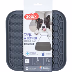 Tapis à lécher M silicone ventouse 21 x 21 cm pour chien Ce tapis à lécher pour chien est destiné à réduire le stress de votr ...
