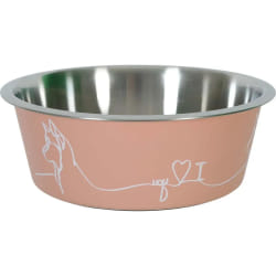 Zolux Ecuelle antidérapante pour chiens - Rose