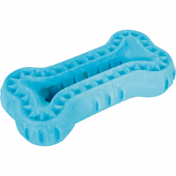 Jouet Os Moos TPR flottant 13 cm x 3 cm pour chien Jouet flottant en forme d'os. En TPR mousse : une matière innovante très r ...