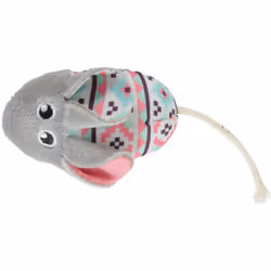 Kali souris grise. Taille 14 x 5 cm. avec catnip. Jeux pour chats. Produit pour animaux uniquement. Produit à utiliser sous l ...