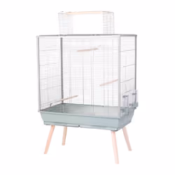 Découvrez la cage surélevée Zolux Néolife, idéale pour perruches et canaris. Mesurant 81 x 48 x 130 cm, elle offre un espace  ...