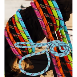 Laisse Nylon Corde Lasso - Non spécifié - 1.80m - Rouge - Pour le dressage - Ultra-résistante