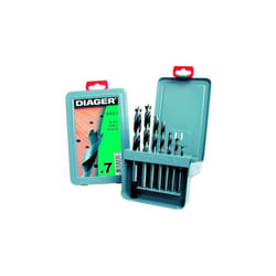 Diager - Coffret de 7 mèches à bois 3 pointes ref.905D