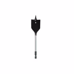 Mèche plate pour percer les bois durs et tendres. s'adapte sur perceuse ou sur visseuse avec son attachement quick-lock. La r ...